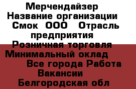 Мерчендайзер › Название организации ­ Смок, ООО › Отрасль предприятия ­ Розничная торговля › Минимальный оклад ­ 20 000 - Все города Работа » Вакансии   . Белгородская обл.